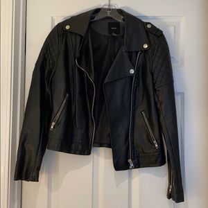 Faux Leather Jacket